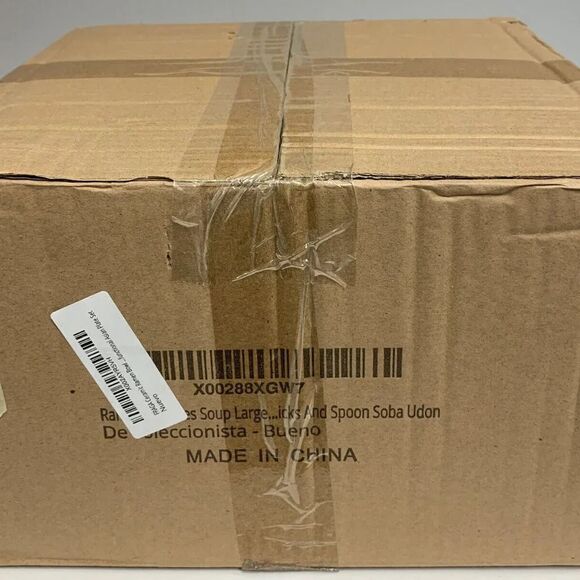 FRAGA Ceramic Ramen Bowl Traditional Japanese Bowl with Chopsticks & Spoon L144 - Picture 2 of 2